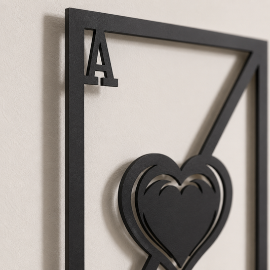 Aces Playing Cards Metal Wall Art Set - view 2
