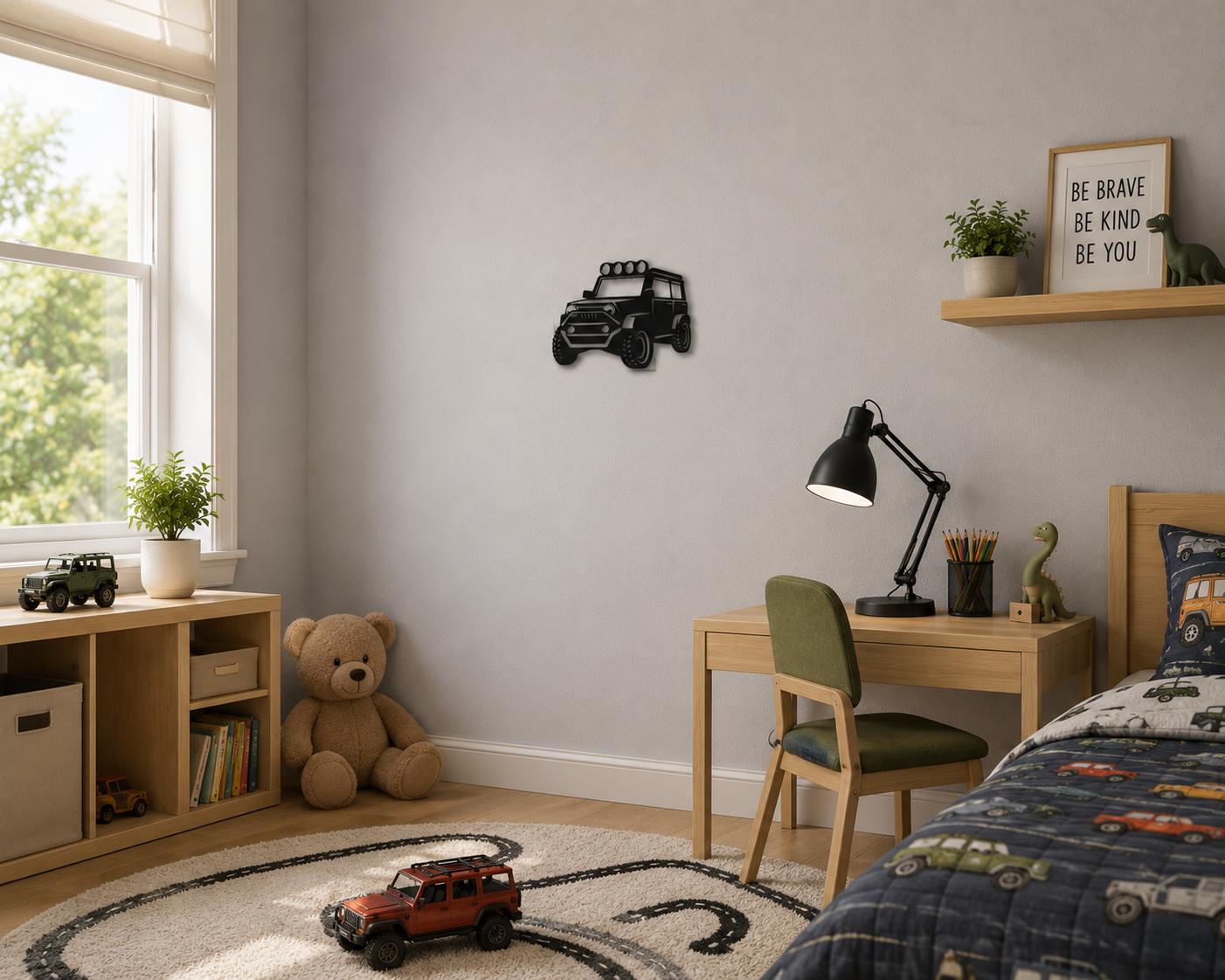 Off-Road 4x4 Jeep Adventure Metal Wall Art - view 2
