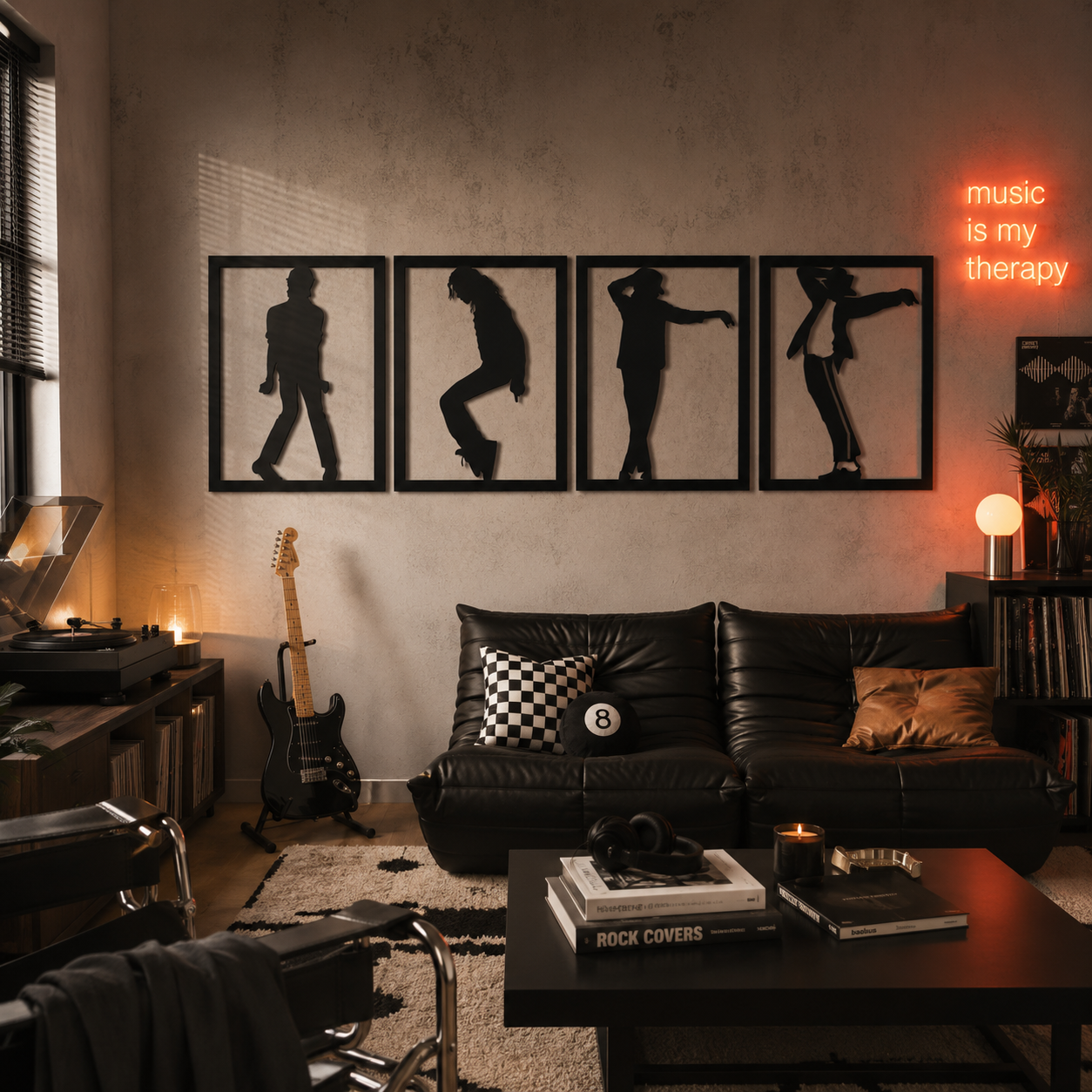 Pop Music Legend Dance Pose Metal Wall Art - view 3