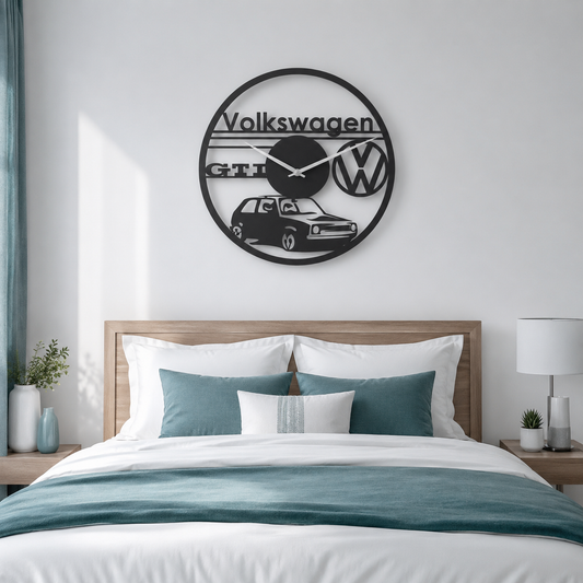 Volkswagen GTI Vinyl Record Metal Wall Clock - view 2