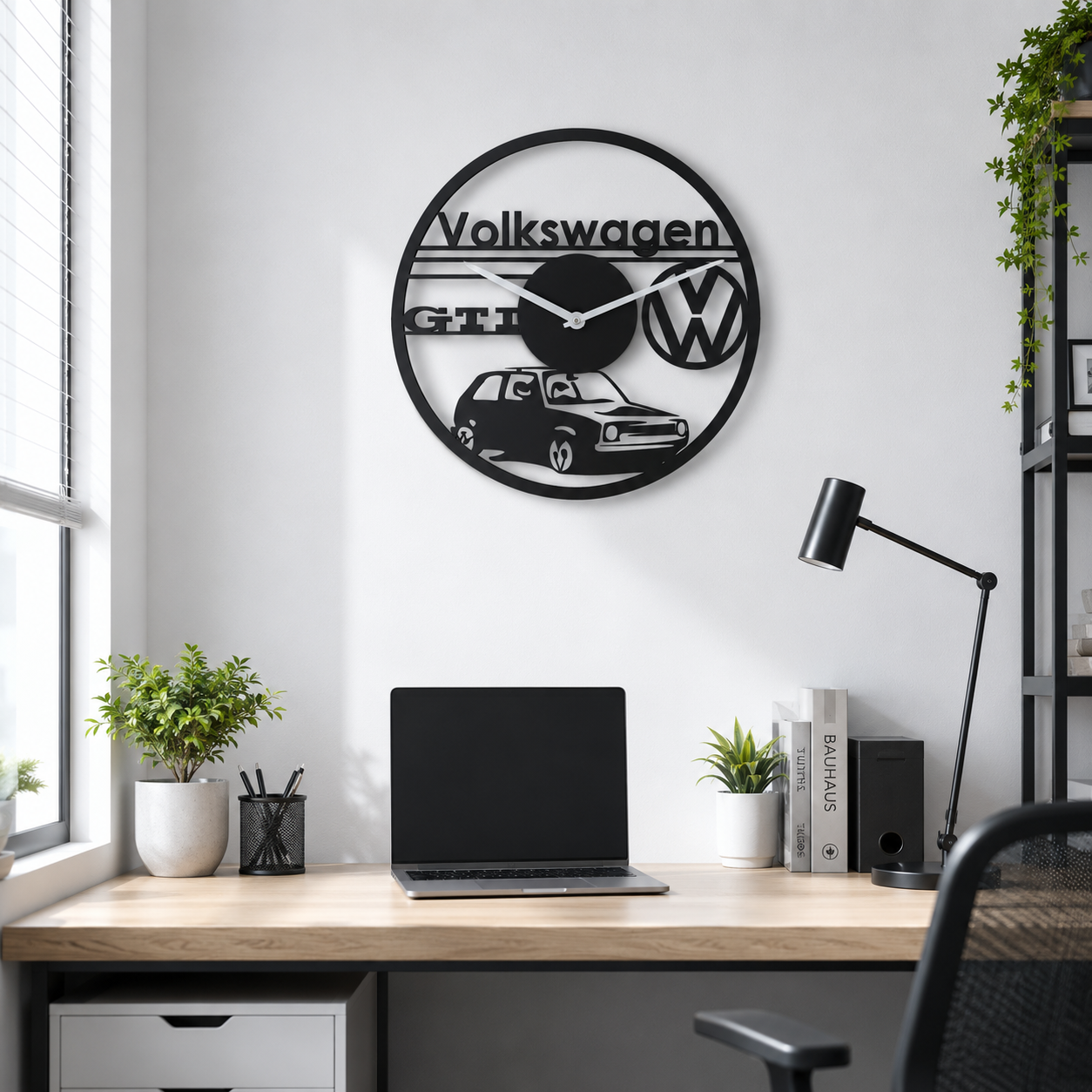 Volkswagen GTI Vinyl Record Metal Wall Clock - view 3
