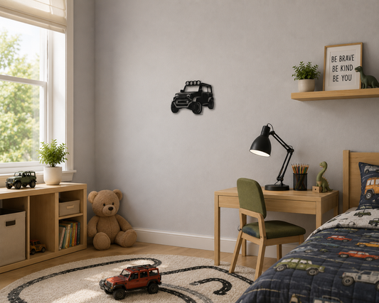 Off-Road 4x4 Jeep Adventure Metal Wall Art - view 2